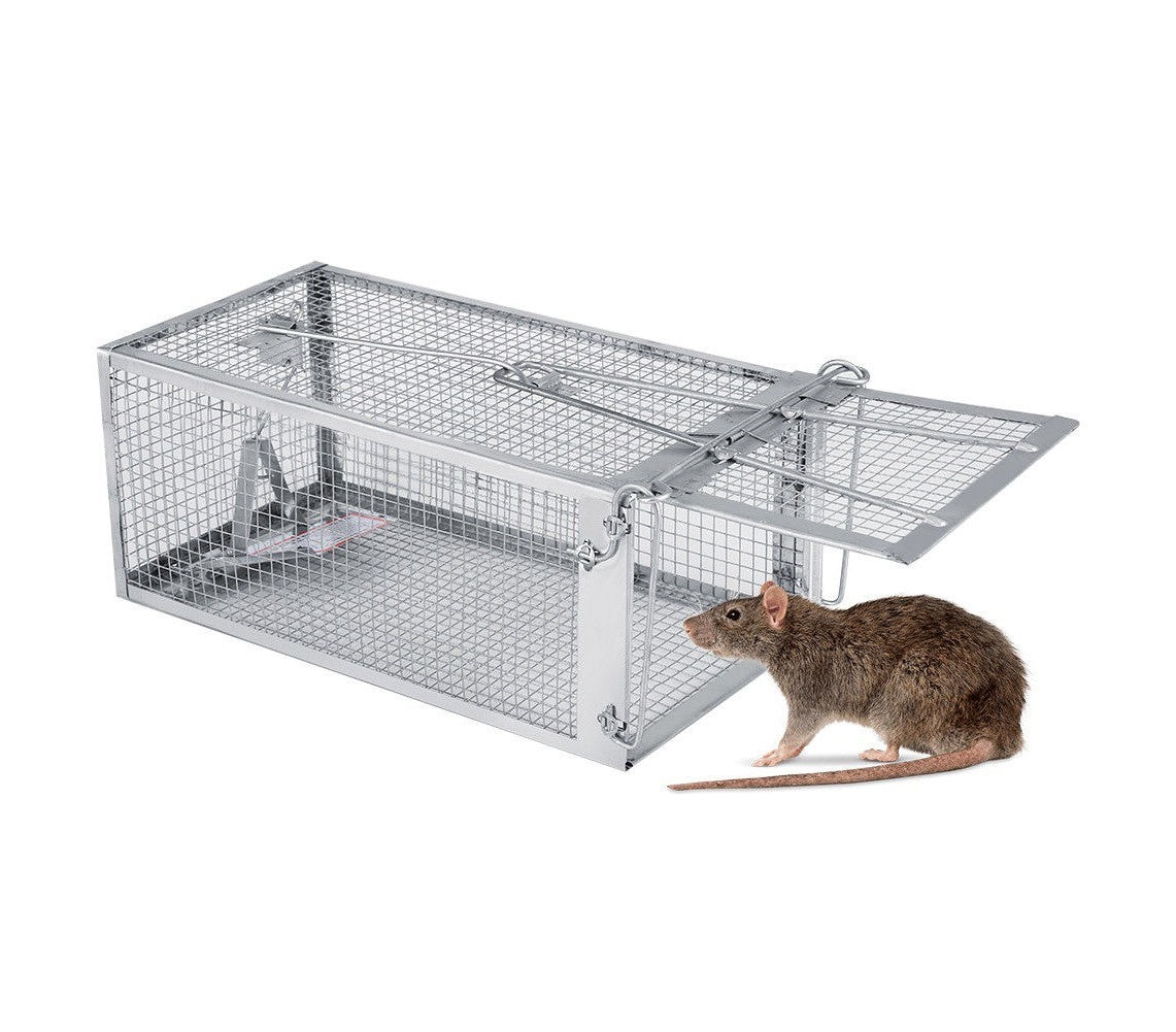 Piège à souris en métal 10750 cage avec mécanisme à ressort