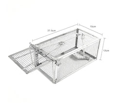 Piège à souris en métal 10750 cage avec mécanisme à ressort