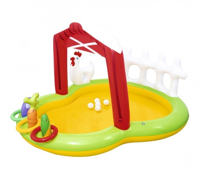 53065 Piscine gonflable play Center avec jouets  modèle granja 175x147x102cm