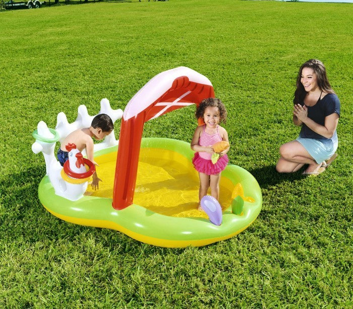 53065 Piscine gonflable play Center avec jouets  modèle granja 175x147x102cm