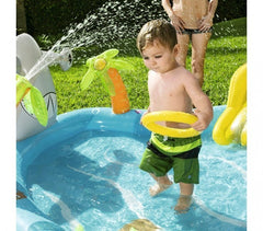 53067 Piscine Play Center modèle Mar fondo gonflable, toboggan 280x257x87cm