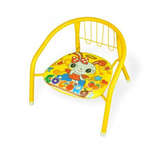 155352 Chaise enfant différente couleur en métal, + sifflet  15kg max 36x34x35cm