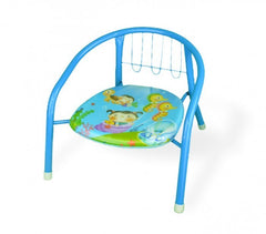 155352 Chaise enfant différente couleur en métal, + sifflet  15kg max 36x34x35cm