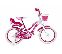  510156 Vélo BUTTERFLY FLOWER taille 16 vélos pour filles de 5 à 8 ans