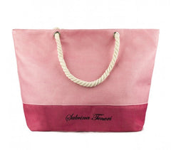 423110 Sac de plage Sabrina Tenori MIRANDY fantaisie bicolore avec anses