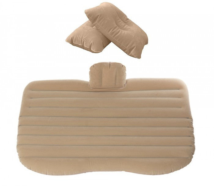 775310 Matelas de voiture gonflable avec pompe intégrée et 2 coussins