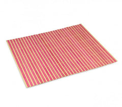  137697 Ensemble de 4 set de table en bambou de différentes couleurs 30x40cm