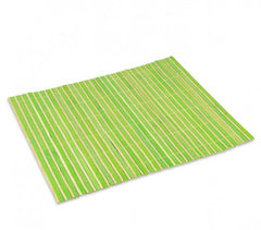  137697 Ensemble de 4 set de table en bambou de différentes couleurs 30x40cm