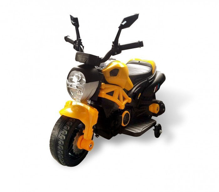 LT885 Moto électrique pour enfants HUNTER avec roulettes  6V lumières LED