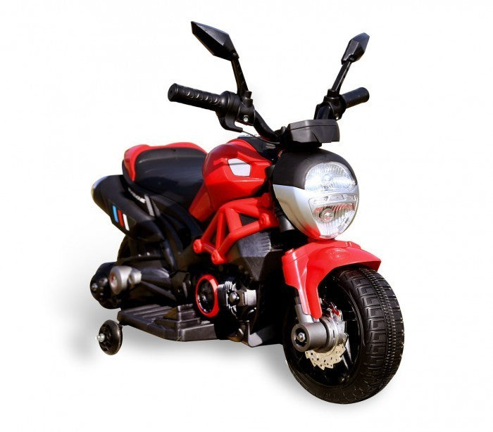 LT885 Moto électrique pour enfants HUNTER avec roulettes  6V lumières LED