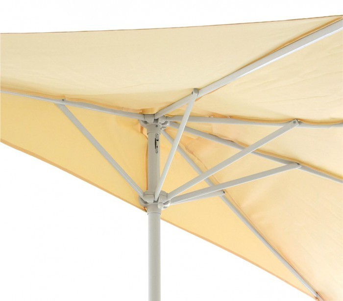 331774 Parasol de jardin semi-circulaire ONSHORE 160X100 cm