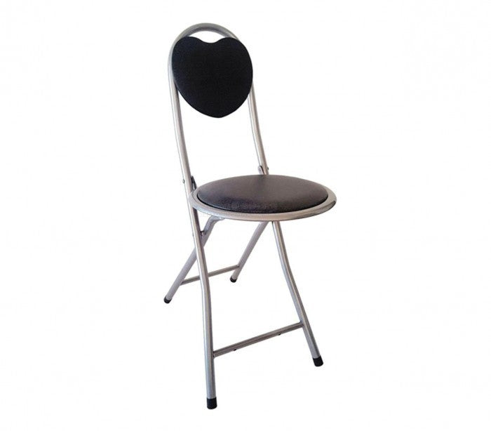 765030 Tabouret pliant CUORE DOLLY SILVERLINE en plusieur coloris  75 x 30 cm