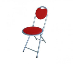 765030 Tabouret pliant CUORE DOLLY SILVERLINE en plusieur coloris  75 x 30 cm