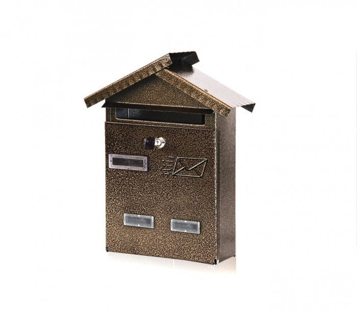  Boîte aux lettres en forme de maison ARTIGIAN FERRO Art. 700.BIS.  28x9x35 cm