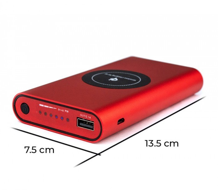  Chargeur de batterie portable Powerbank 10000 mAh et plaque QI charge inalambri