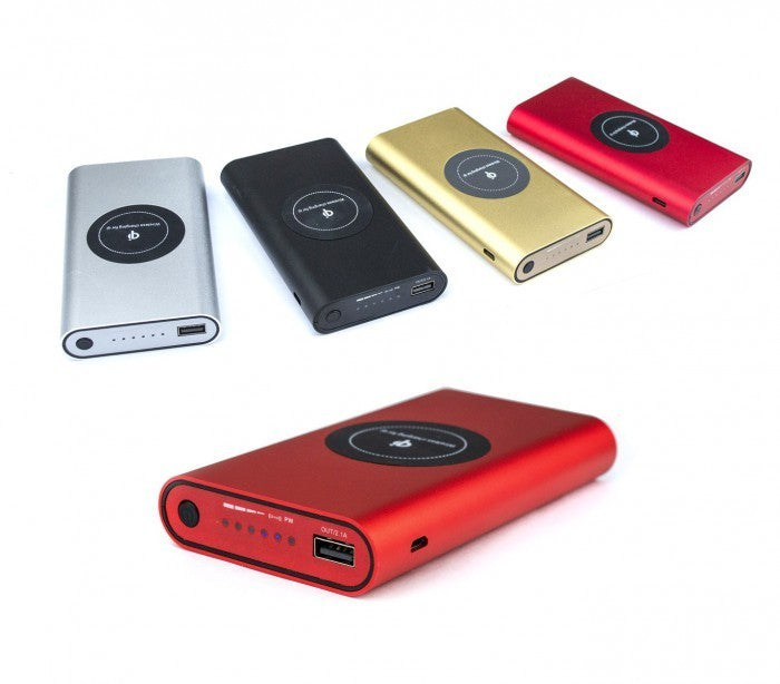 Chargeur de batterie portable Powerbank 10000 mAh et plaque QI charge inalambri