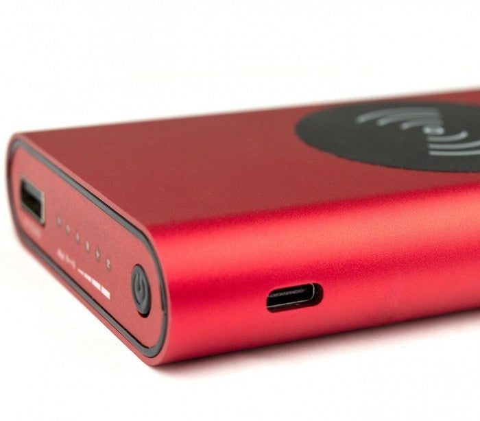  Chargeur de batterie portable Powerbank 10000 mAh et plaque QI charge inalambri