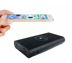  Chargeur de batterie portable Powerbank 10000 mAh et plaque QI charge inalambri