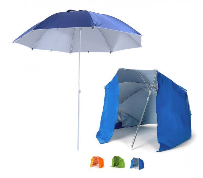 265918 Parasol et tente 2 en 1 pour la plage