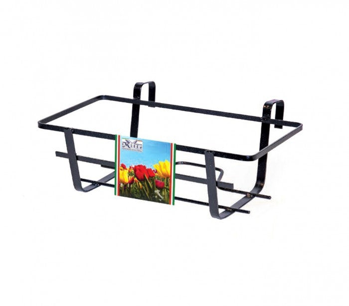 Bac à fleur fixe GERANIO 28X60X18 CM Iron Grey ART 751.C