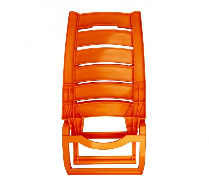 chaise pliante plage EVERTOP en plastique rigide plusieurs couleurs  65X38X50cm