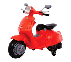 B38110 Moto électrique pour enfant VESPINA avec roulettes 12V  son, lumière MP3