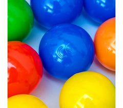  007244 Kit de 50 balles en plastique de 7 cm de différentes couleurs pour jouer