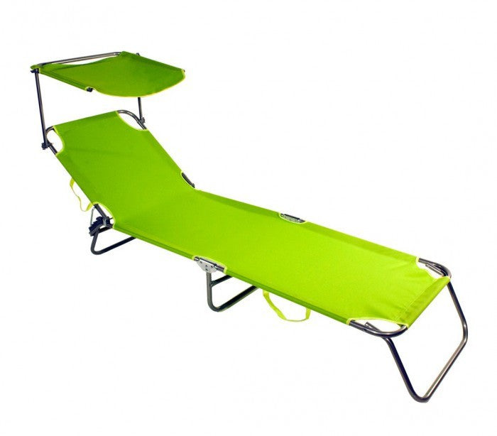 441023 Transat pliant avec parasol JoySummer réglable en 3 positions