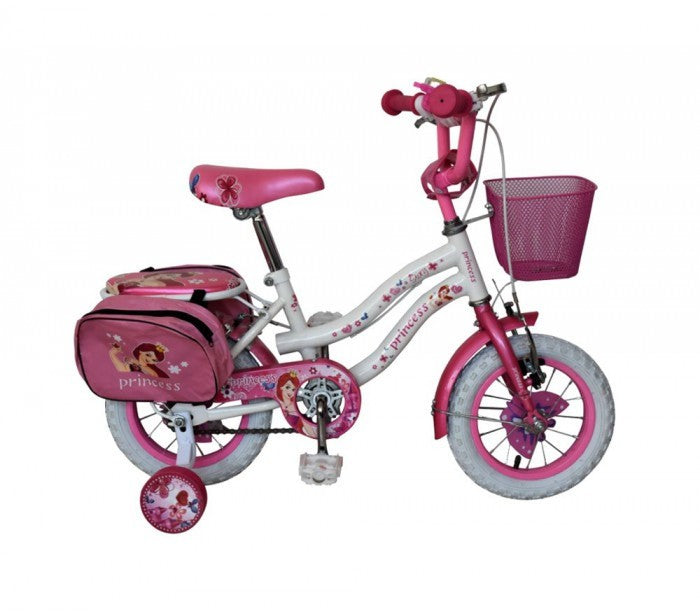  Vélo RS1211 pour filles Cadre PRINCESS taille 12 en acier âge 2 - 5 ans