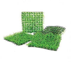 036392 Set de 16 Parcelle de gazon synthétique réaliste pour jardin 25x25 cm