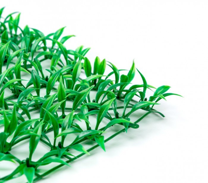 036392 Set de 16 Parcelle de gazon synthétique réaliste pour jardin 25x25 cm