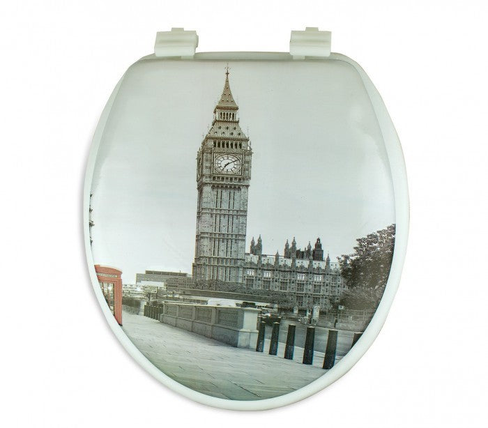 132333 Abattant WC UNIVERSEL Modèle Londres  siège doux