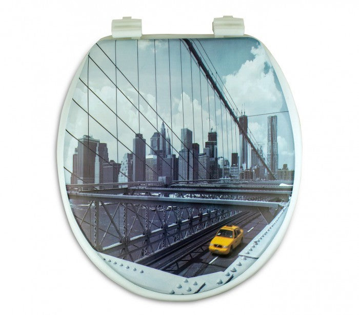 132333 Abattant WC UNIVERSEL Modèle New-York siège doux