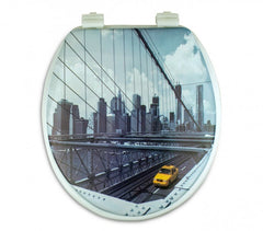 132333 Abattant WC UNIVERSEL Modèle New-York siège doux
