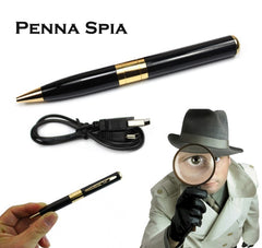 Stylo Crayon Espion  -  kit d'espionnage - micro sd mémoire vidéo audio