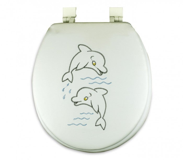 120989 Abbatant toilette différentes couleurs avec broderie