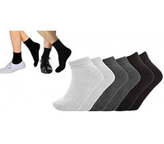 Paquet de 12 paires de chaussettes pour hommes et femmes - différentes couleurs