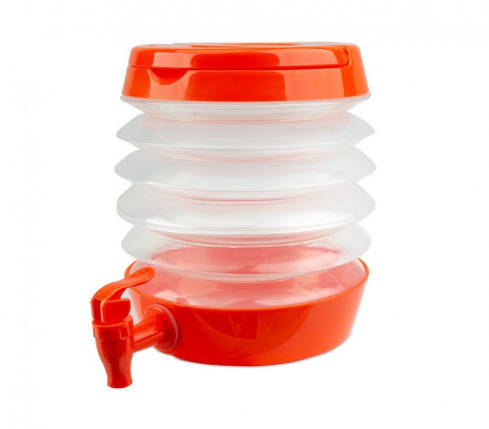  224328 Bidon d'eau à soufflet avec robinet  économie d'espace WELKHOME 3.5 Lt