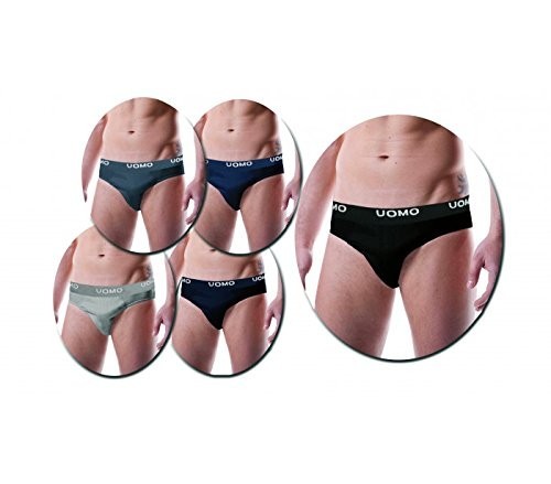 Paquet de 10 SLIP coton pour hommes en différentes couleurs et tailles