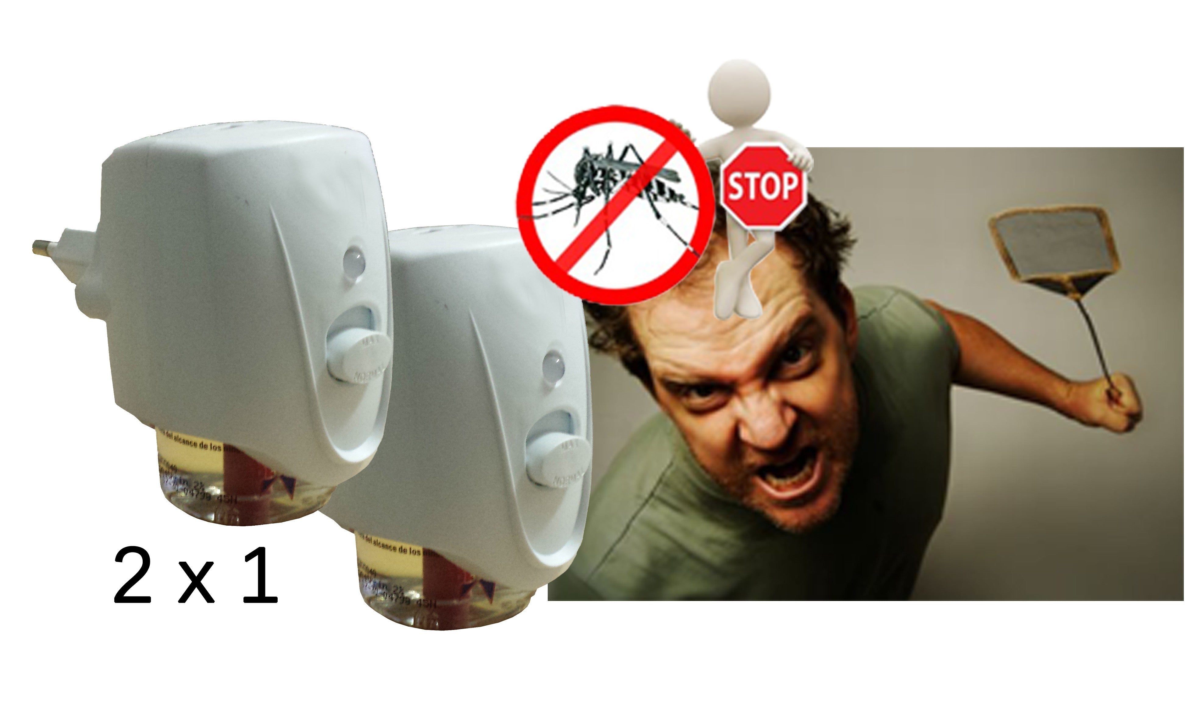Insecticide électrique charge liquide anti-moustique x2à 28 mm