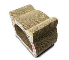  026494 Grattoir pour chats NOBLEZA pressé carton et imprimés  39X29X22 CM