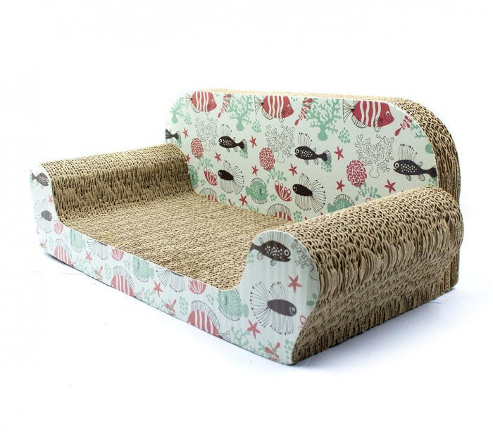 026470  Grattoir pour chats NOBLEZA carton pressé 54x26x20 cm SOFA SCRATCH
