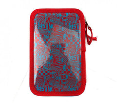 455463  Trousse 3 compartiments  inclue  43pcs CARS MCQUEEN Coloré