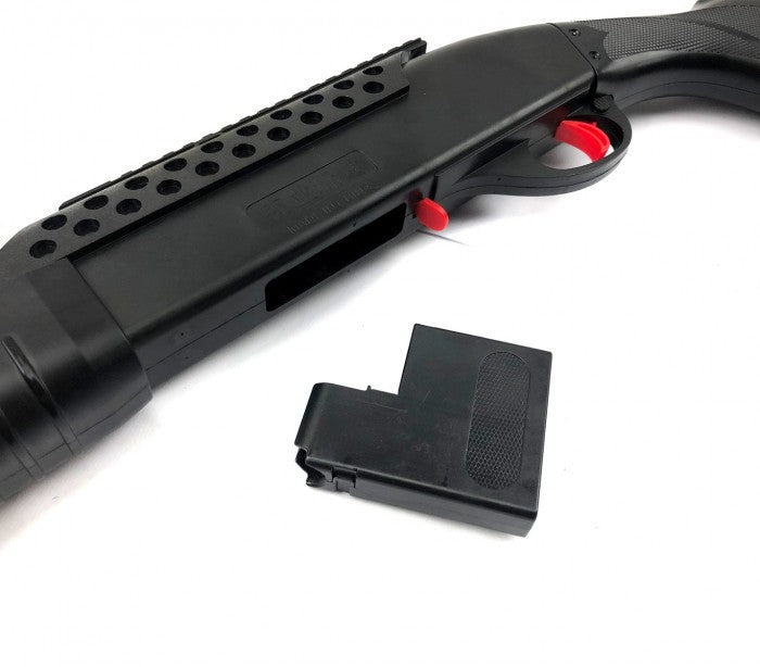 368084 Le fusil à pompe CIGIOKI pour enfants avec lance cartouches  et chargeur