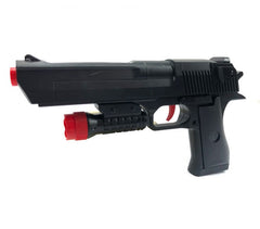 368060  Pistolet jouet CIGIOKI avec pointeur et lance cartouches