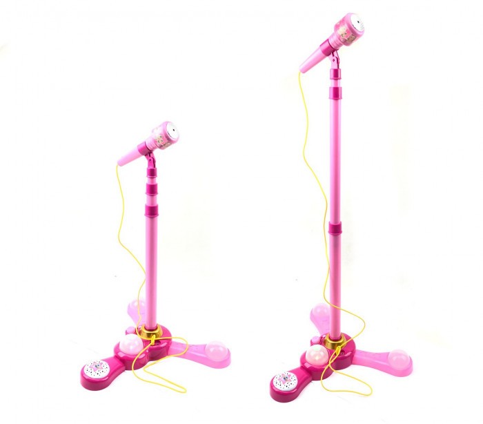  288320 Micro karaoké Rockstar lumière et trépied hauteur réglable jusqu'a 117cm
