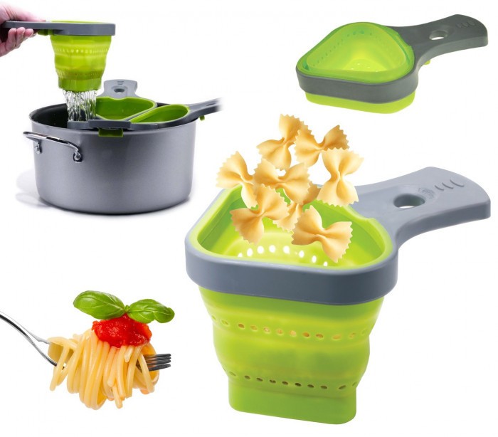 703419 Passoire pour pâte de silicone souple et douce, pratique et pliable