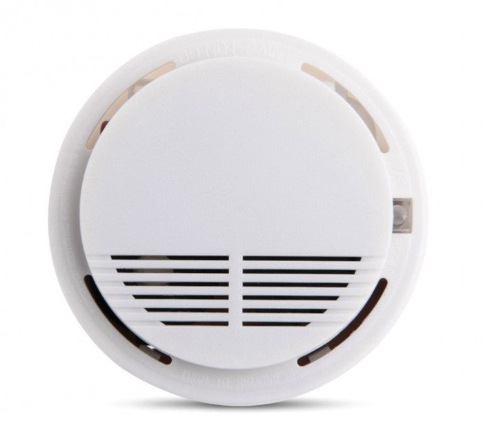 17330 Détecteur de fumée SMOKE ALARM rond automatique avec vis de fixation