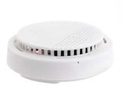 17330 Détecteur de fumée SMOKE ALARM rond automatique avec vis de fixation