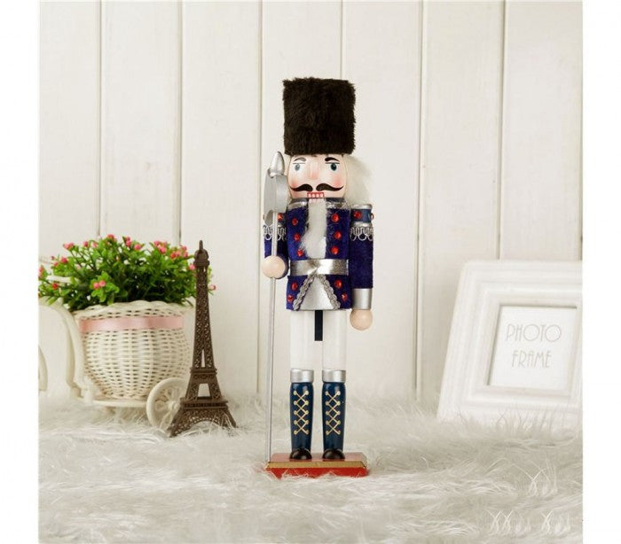 831027  Soldat décoratif  ASCIA 30 cm en bois peint à la main